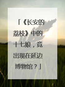 《长安的荔枝》中的十七娘，竟出现在延边博物馆？