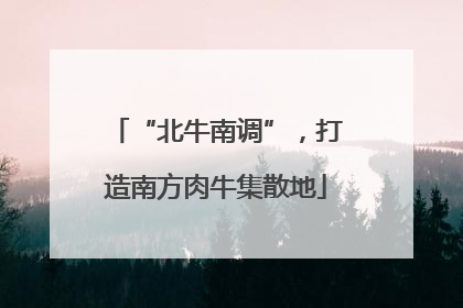 “北牛南调”，打造南方肉牛集散地