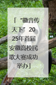 “徽音传天下”2025年首届安徽高校民歌大赛成功举办