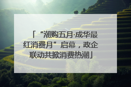 “潮购五月·成华最红消费月”启幕，政企联动共掀消费热潮