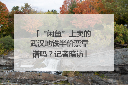 “闲鱼”上卖的武汉地铁半价票靠谱吗？记者暗访