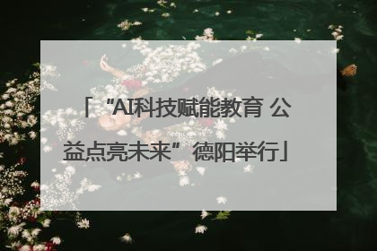 “AI科技赋能教育 公益点亮未来”德阳举行
