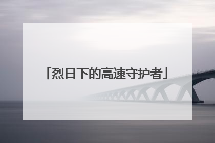 烈日下的高速守护者