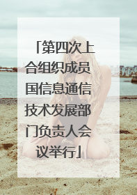 第四次上合组织成员国信息通信技术发展部门负责人会议举行