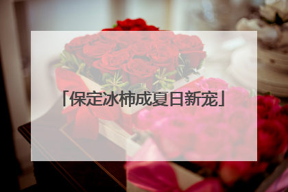 保定冰柿成夏日新宠