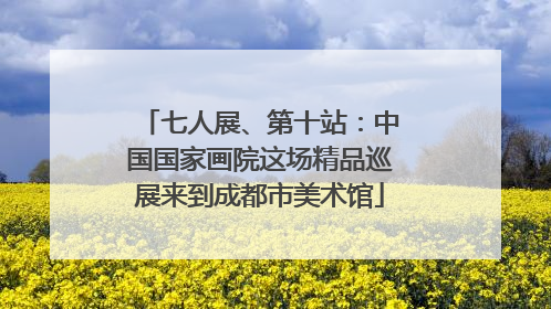 七人展、第十站：中国国家画院这场精品巡展来到成都市美术馆