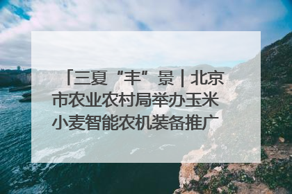 三夏“丰”景｜北京市农业农村局举办玉米小麦智能农机装备推广“田间日”活动