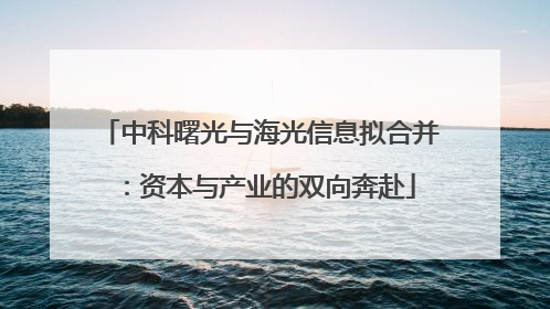中科曙光与海光信息拟合并：资本与产业的双向奔赴