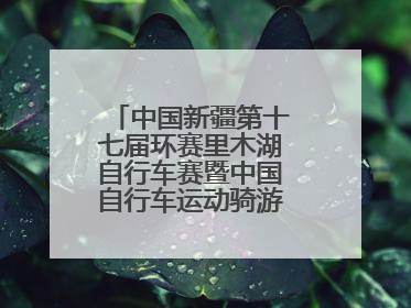 中国新疆第十七届环赛里木湖自行车赛暨中国自行车运动骑游大会圆满落幕