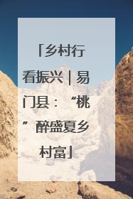 乡村行 看振兴｜易门县：“桃”醉盛夏乡村富