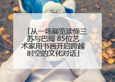 从一场展览读懂三苏与巴蜀 85位艺术家用书画开启跨越时空的文化对话