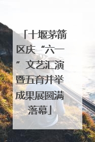 十堰茅箭区庆“六一”文艺汇演暨五育并举成果展圆满落幕