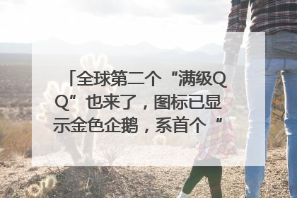 全球第二个“满级QQ”也来了，图标已显示金色企鹅，系首个“满级QQ”的小号
