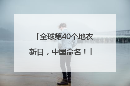 全球第40个地衣新目，中国命名！