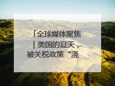 全球媒体聚焦｜美国的夏天，被关税政策“浇灭”了热情