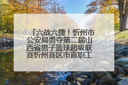 六战六捷！忻州市公安局勇夺第二届山西省男子篮球超级联赛忻州赛区市直职工组比赛冠军