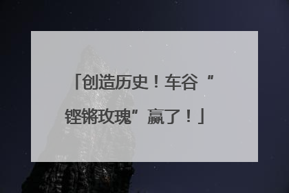 创造历史！车谷“铿锵玫瑰”赢了！