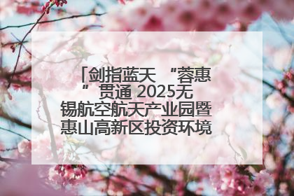 剑指蓝天 “蓉惠”贯通 2025无锡航空航天产业园暨惠山高新区投资环境推介会在成都举行