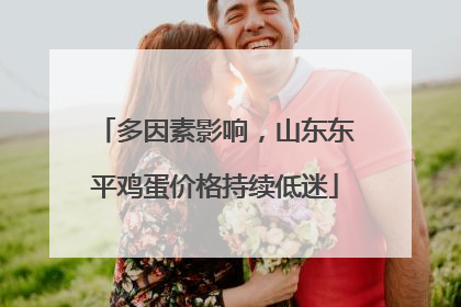 多因素影响，山东东平鸡蛋价格持续低迷
