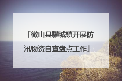 微山县驩城镇开展防汛物资自查盘点工作