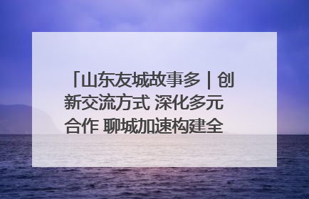 山东友城故事多｜创新交流方式 深化多元合作 聊城加速构建全球友城新格局
