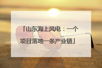 山东海上风电：一个项目落地一条产业链