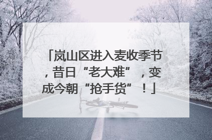 岚山区进入麦收季节，昔日“老大难”，变成今朝“抢手货”！