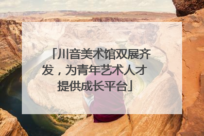 川音美术馆双展齐发，为青年艺术人才提供成长平台
