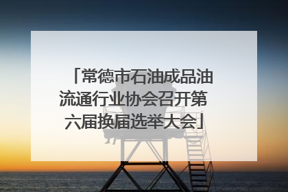 常德市石油成品油流通行业协会召开第六届换届选举大会