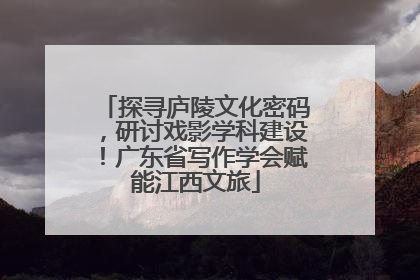 探寻庐陵文化密码，研讨戏影学科建设！广东省写作学会赋能江西文旅