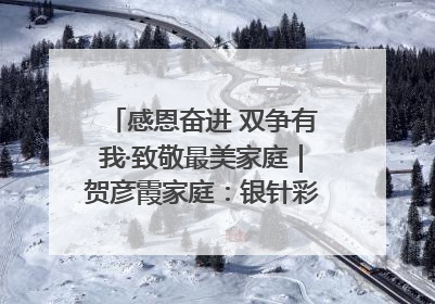感恩奋进 双争有我·致敬最美家庭｜贺彦霞家庭：银针彩线绣出好日子