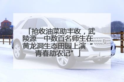 抢收油菜助丰收，武陵源一中数百名师生在黄龙洞生态田园上演“青春助农记”