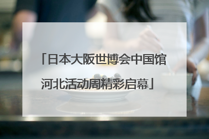 日本大阪世博会中国馆河北活动周精彩启幕