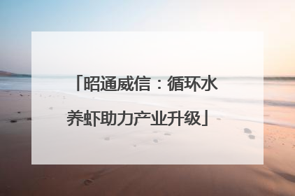 昭通威信：循环水养虾助力产业升级