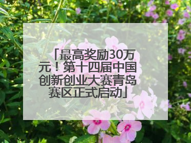 最高奖励30万元！第十四届中国创新创业大赛青岛赛区正式启动