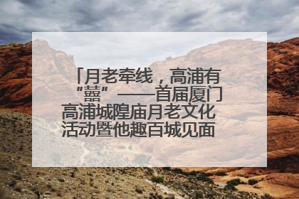 月老牵线，高浦有“囍”——首届厦门高浦城隍庙月老文化活动暨他趣百城见面会隆重举办