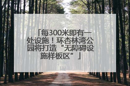 每300米即有一处设施！环杏林湾公园将打造“无障碍设施样板区”