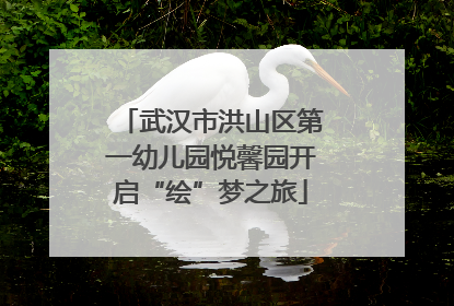 武汉市洪山区第一幼儿园悦馨园开启“绘”梦之旅