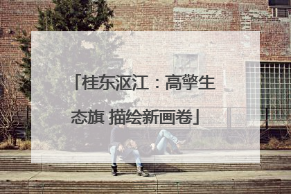 桂东沤江：高擎生态旗 描绘新画卷