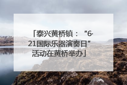 泰兴黄桥镇：“6·21国际乐器演奏日”活动在黄桥举办