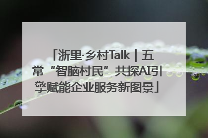 浙里·乡村Talk｜五常“智脑村民”共探AI引擎赋能企业服务新图景