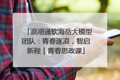 浪潮通软海岳大模型团队：青春逐浪，智启新程｜青春思政课