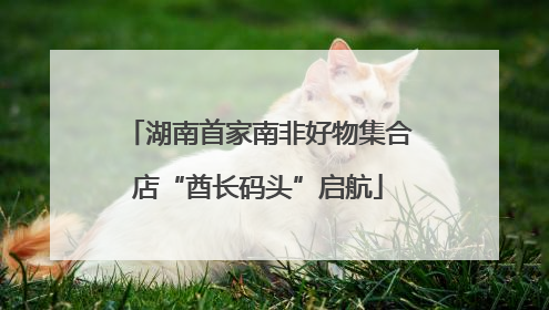 湖南首家南非好物集合店“酋长码头”启航