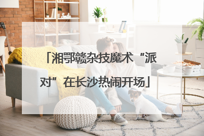 湘鄂赣杂技魔术“派对”在长沙热闹开场