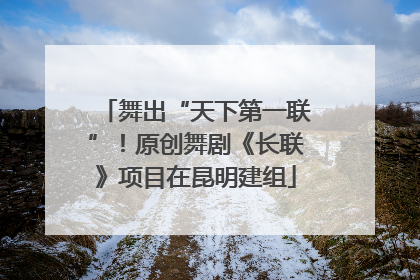 舞出“天下第一联”！原创舞剧《长联》项目在昆明建组