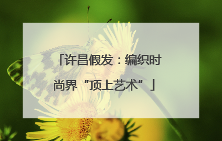 许昌假发：编织时尚界“顶上艺术”