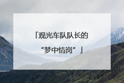 观光车队队长的“梦中情岗”