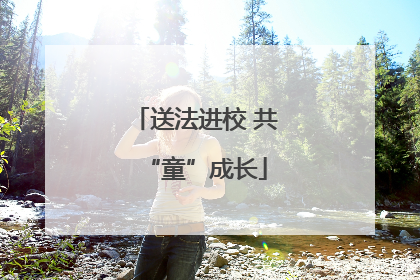 送法进校 共“童”成长