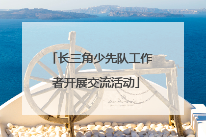 长三角少先队工作者开展交流活动