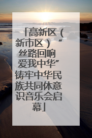 高新区（新市区）“丝路回响 爱我中华”铸牢中华民族共同体意识音乐会启幕